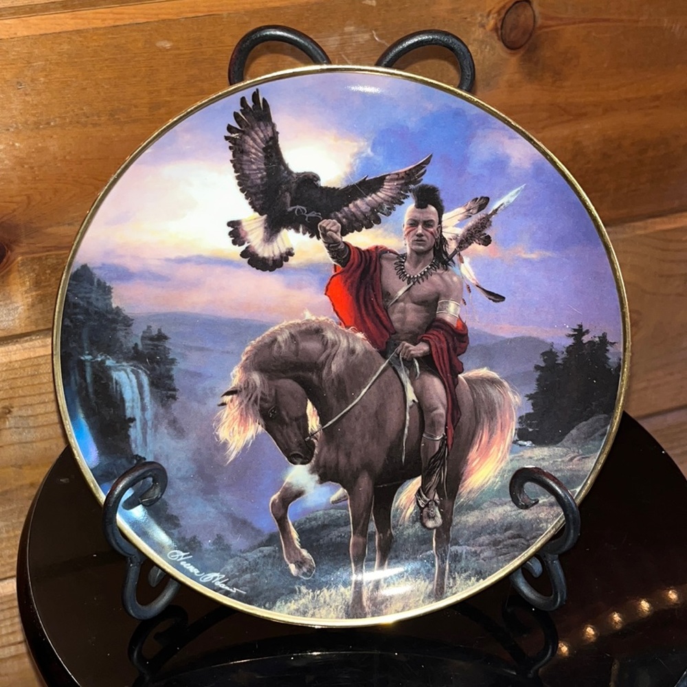 COLLECTOR PLATE SPIRIT OF THE EAST WIND LIMITED EDITION THE FRANKLIN MINT